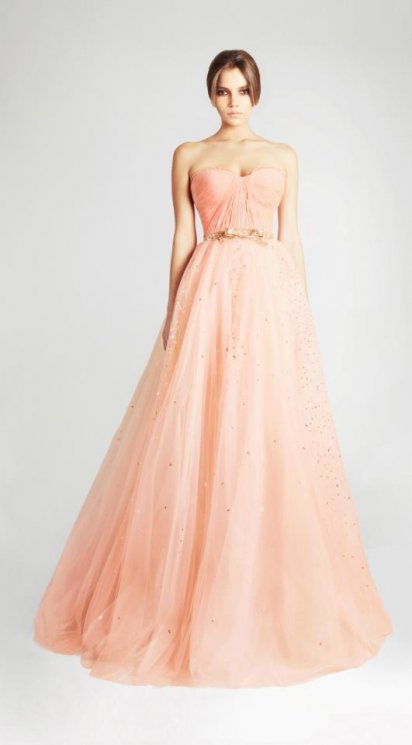 Georges Hobeika markasının zərif ziyafət libasları